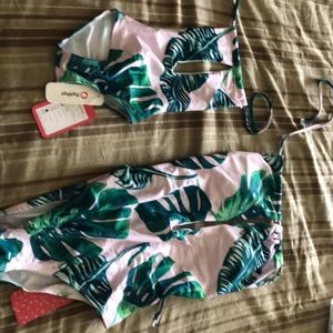 Tropical one piece Mommy and Me bathing suit